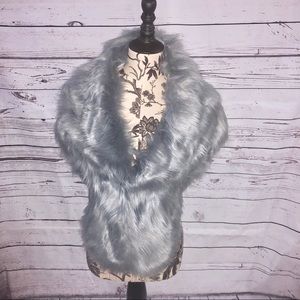 Elegant Faux Fur Shrug, Cape, Wrap